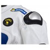 Classic HONDA Camel White Blue Leather Motorcycle Jacket Classic HONDA Camel White Blue Leather Motorcycle Jacket
